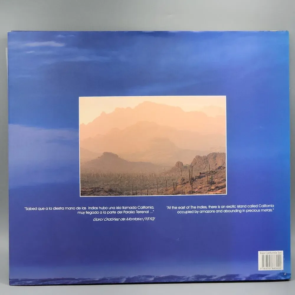 Baja California Sur Photography By Claude Theiton Hardcover DJ English & Spanish